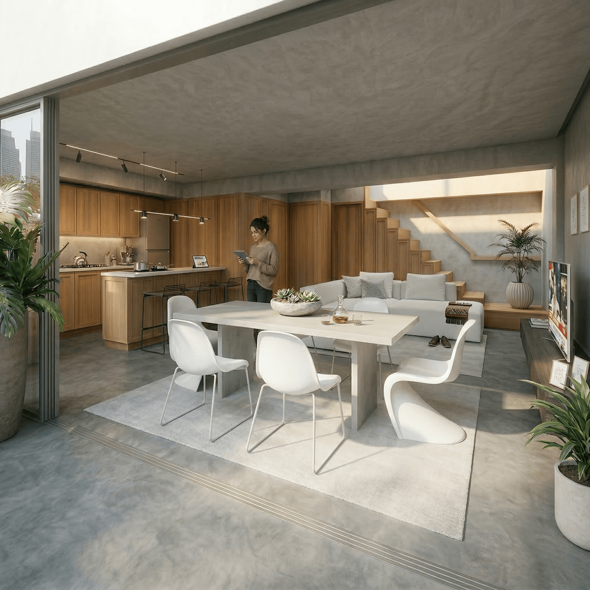 Fachada Abraham González Uno